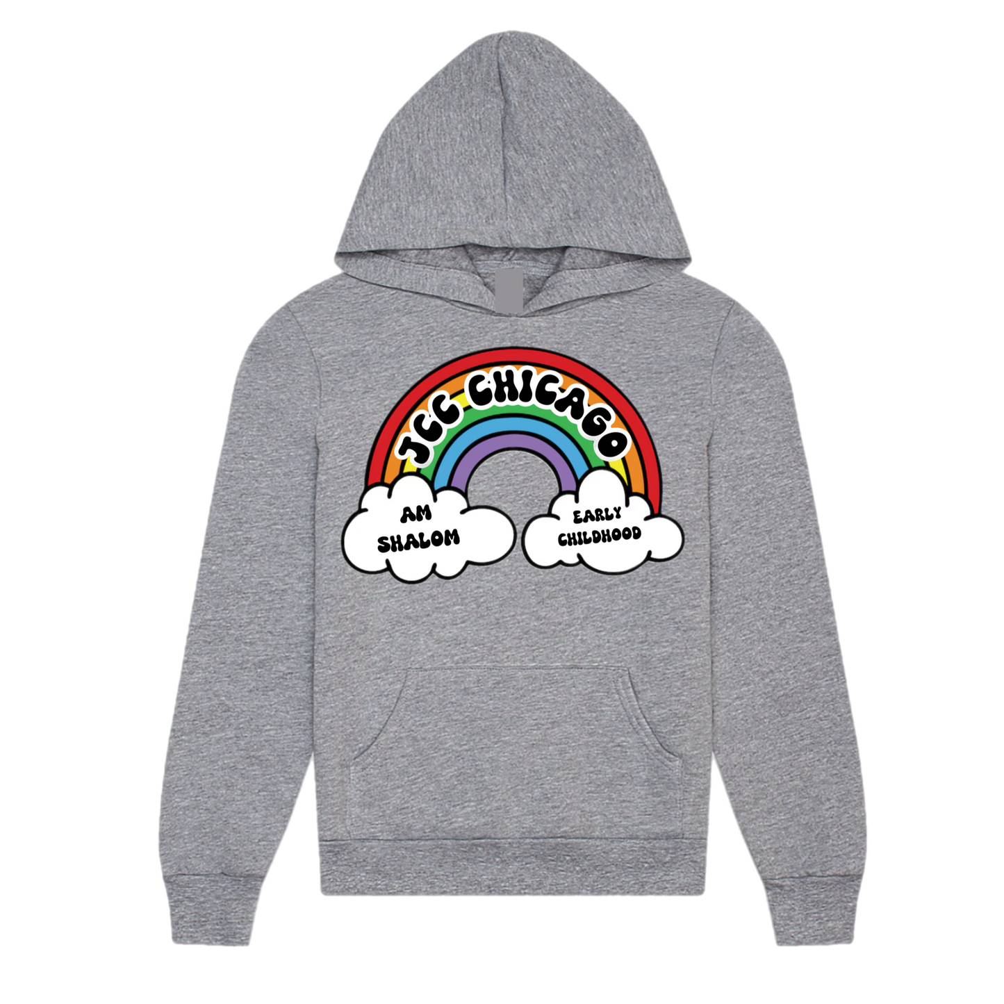 Rainbow JCC Am Shalom hoodie