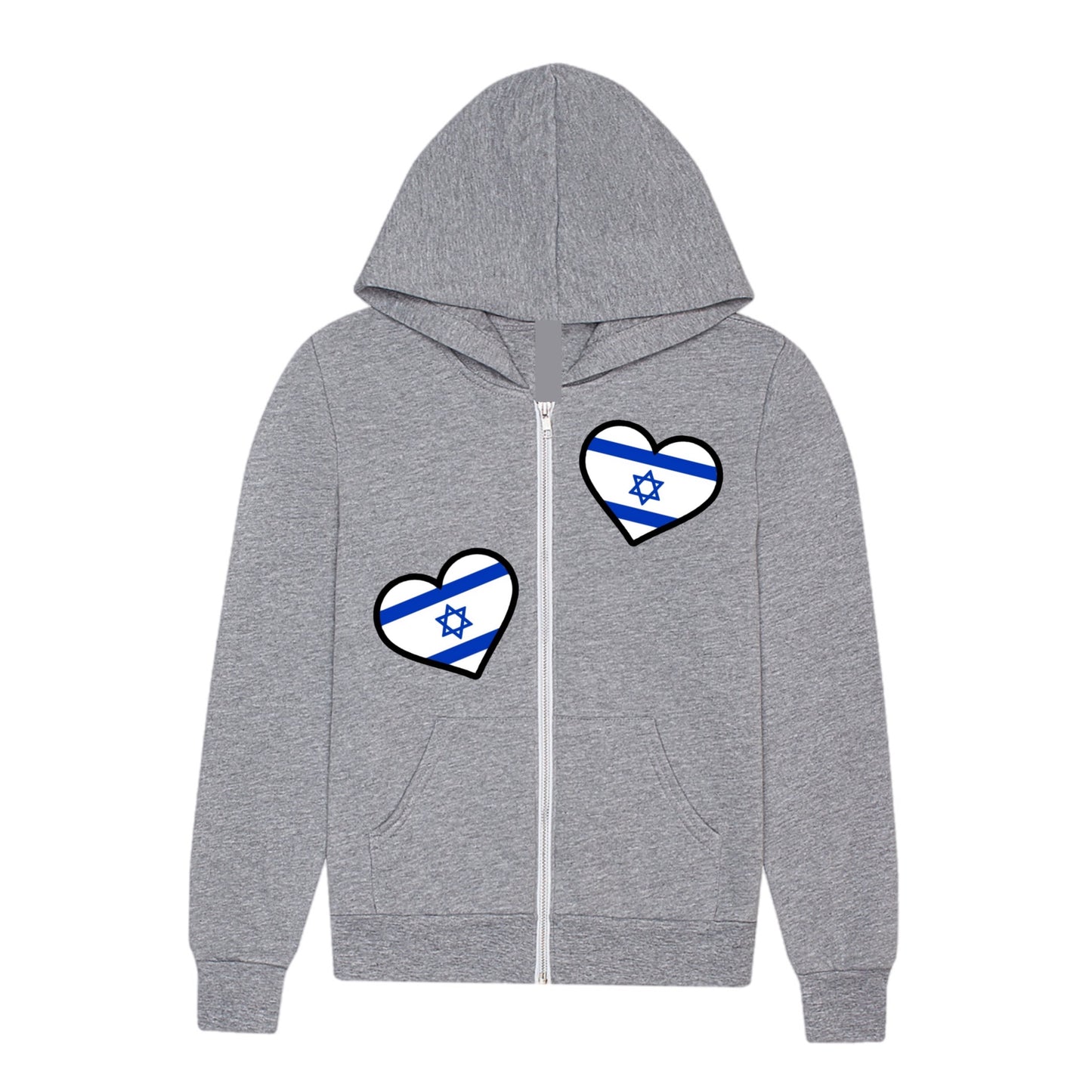 Israel zip hoodie- girls