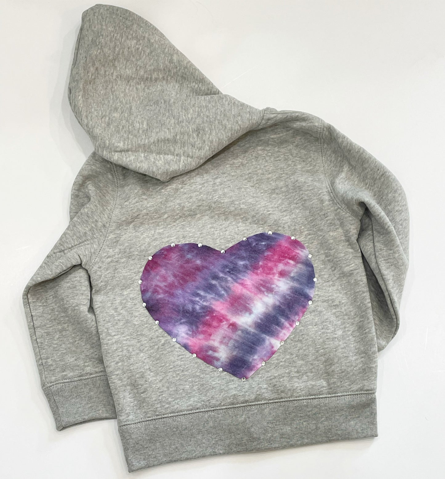 Heart zip hoodie