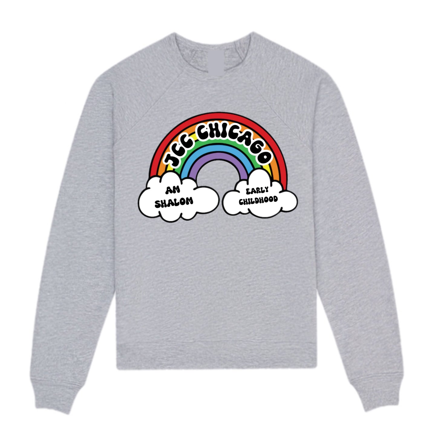 Rainbow JCC Am Shalom crewneck