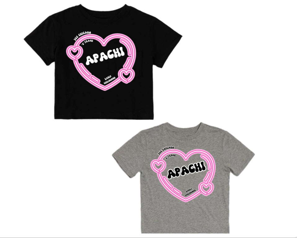 APACHI heart tee