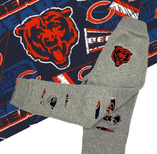 Bears joggers football joggers football sweatpants Chicago pants Bears baby gift