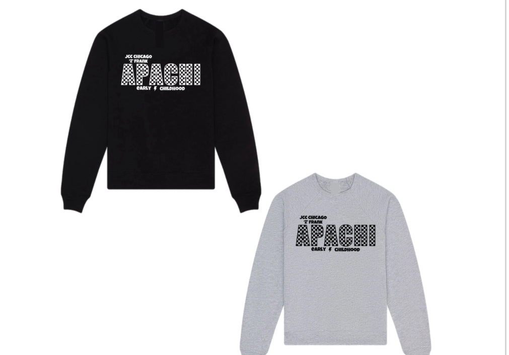 Checkered APACHI crewneck