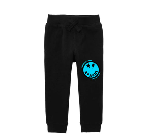 Blue emoji APACHI joggers