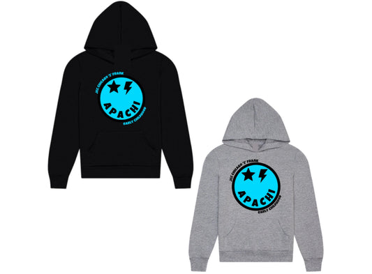 Blue emoji APACHI hoodie