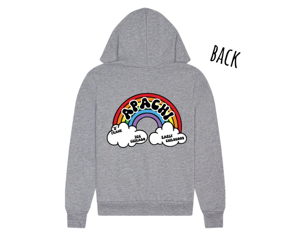 Rainbow APACHI zip hoodie