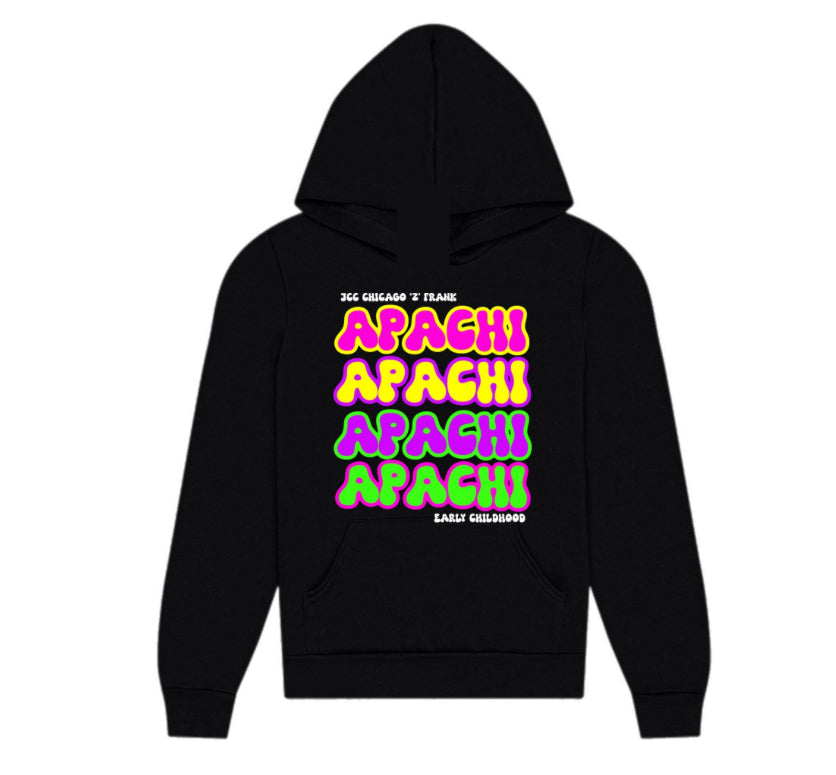 Girls neon APACHI hoodie