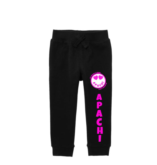 Pink emoji APACHI joggers