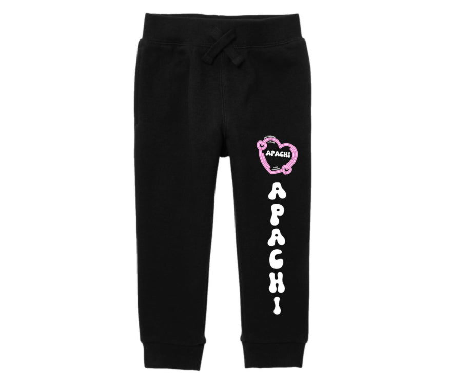 Pink heart APACHI joggers