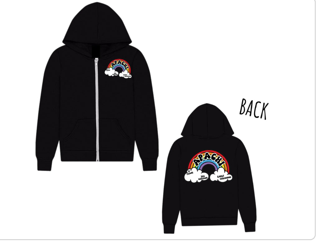 Rainbow APACHI zip hoodie