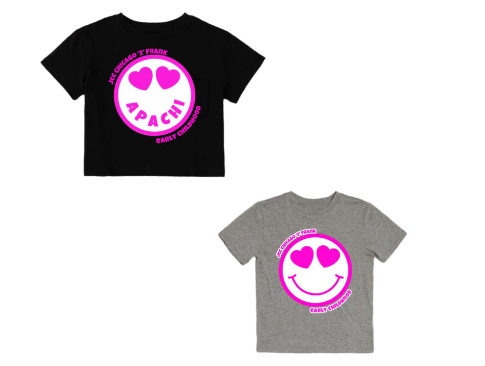 APACHI pink emoji shirt