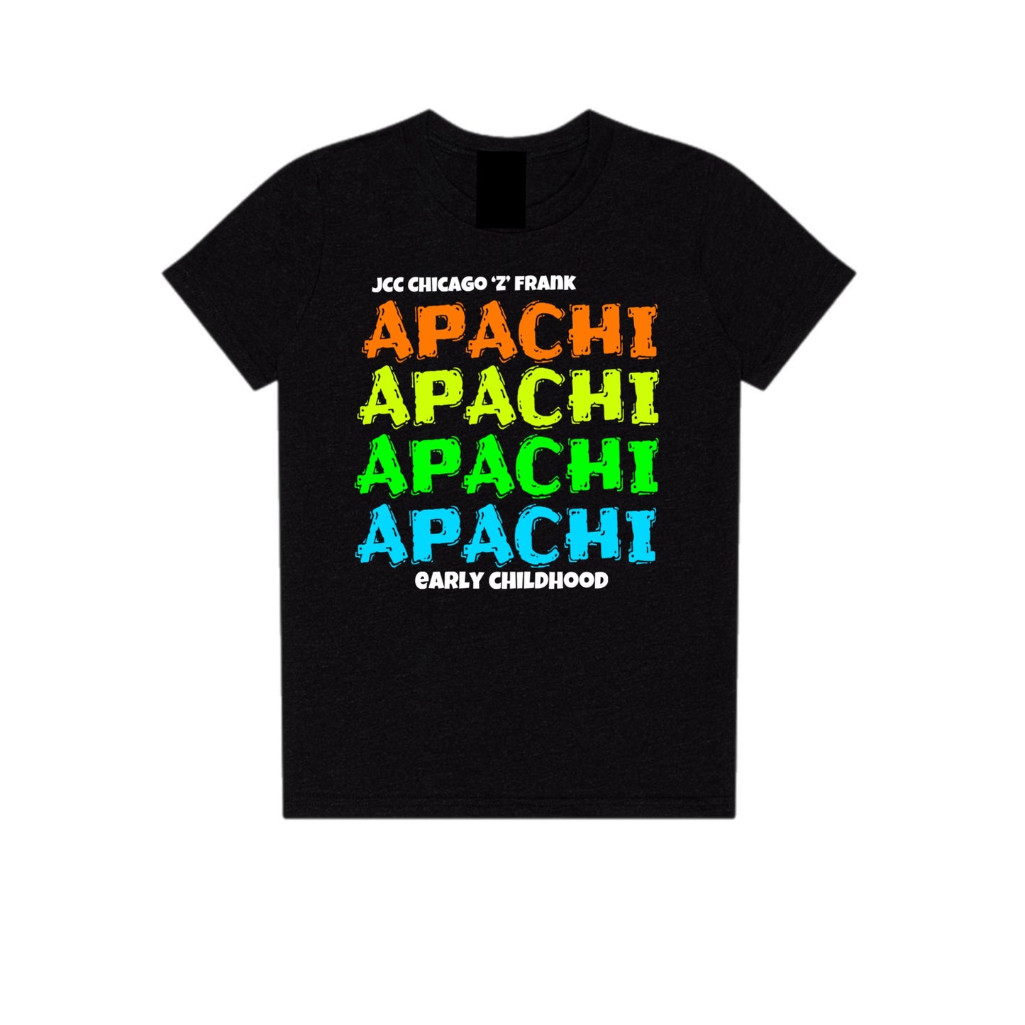 Neon rainbow Apachi tee