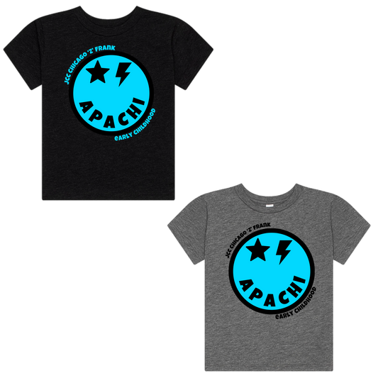 Blue emoji Apachi tee