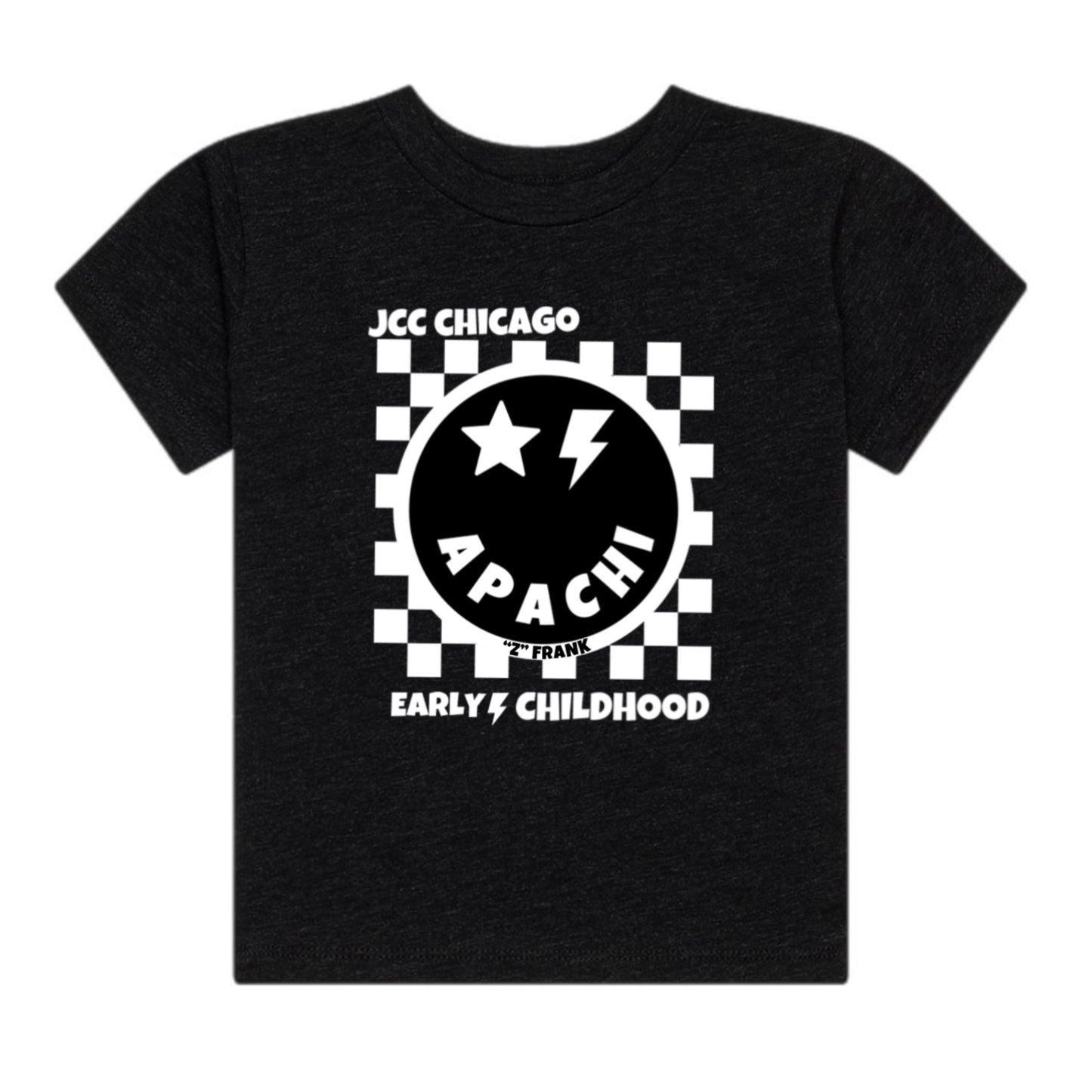 Checkered emoji Apachi tee