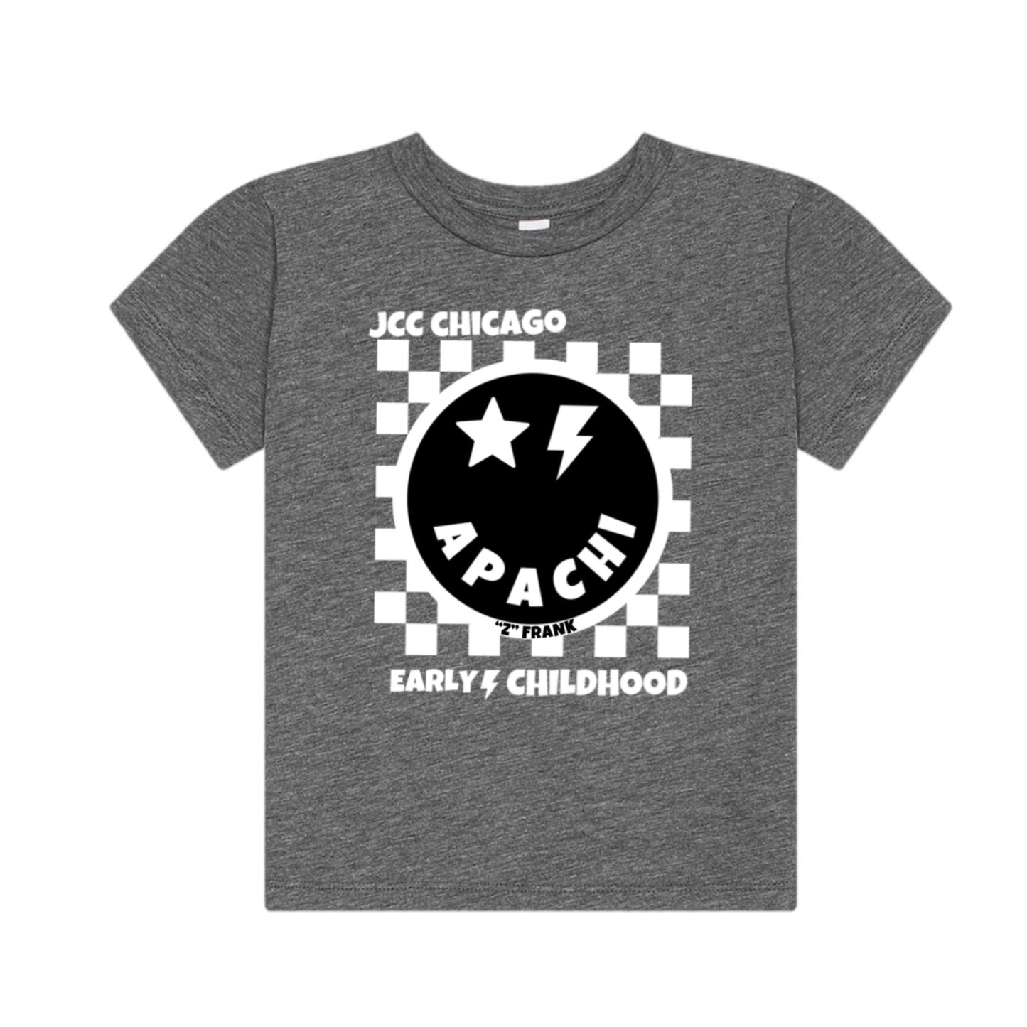 Checkered emoji Apachi tee