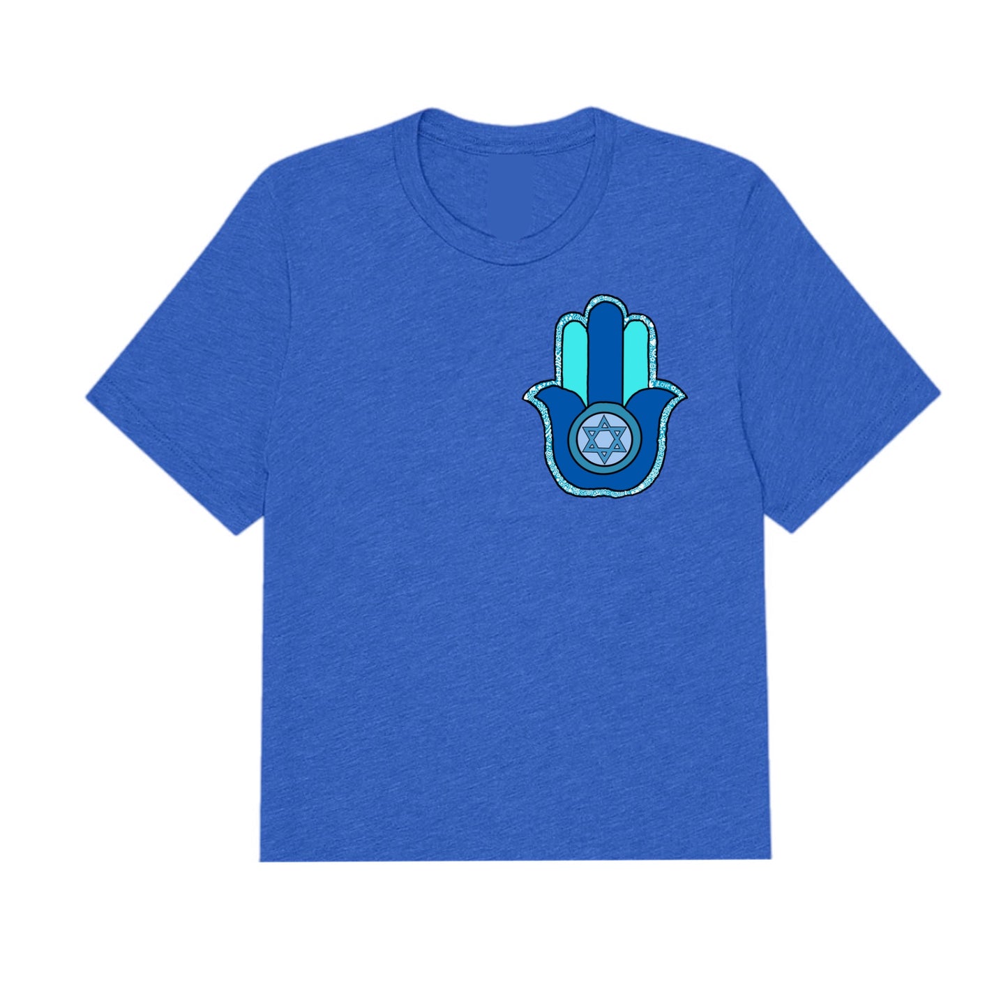 Israel tee (heather blue) womens