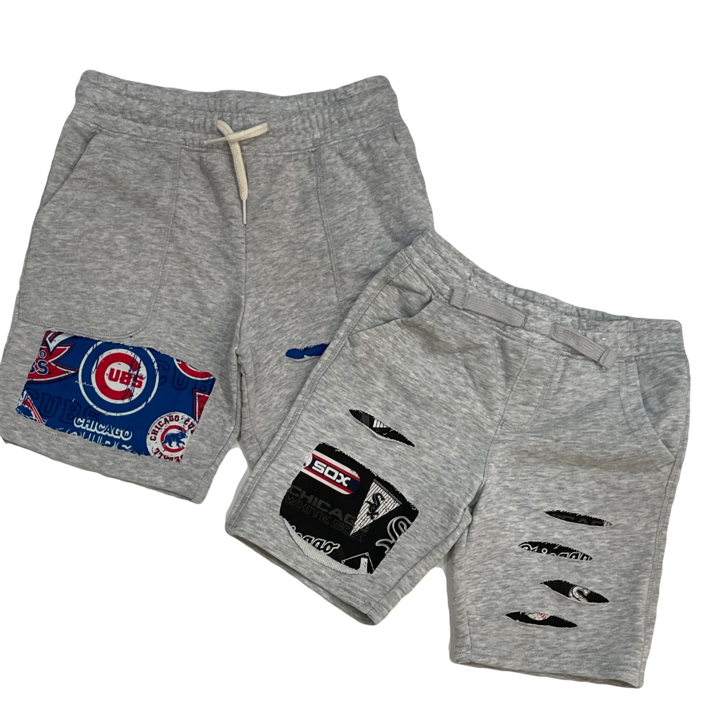 Baseball shorts Chicago baseball shorts Chicago Cubs shorts White Sox