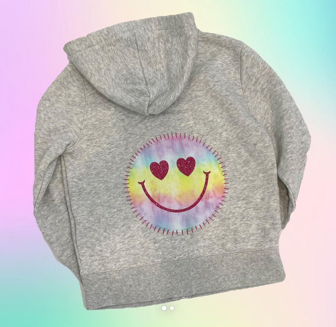 Emoji zip hoodie