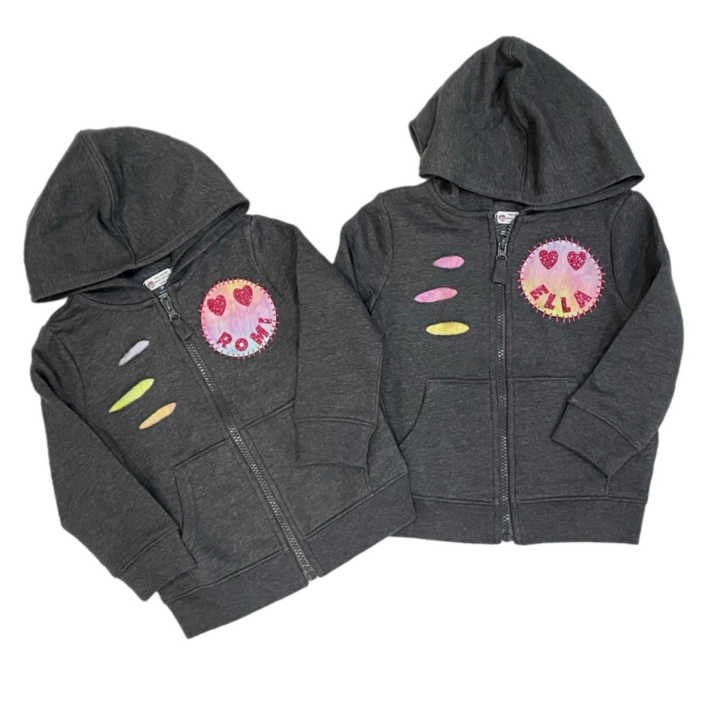 Emoji zip hoodie